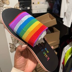 Brand new Kate Spade Rainbow Slides